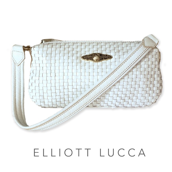 Elliott Lucca Handbags - NWOT Elliott Lucca white leather hand bag